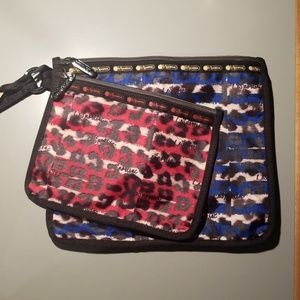 LeSportsac/Alber Elbaz pouch set NWT